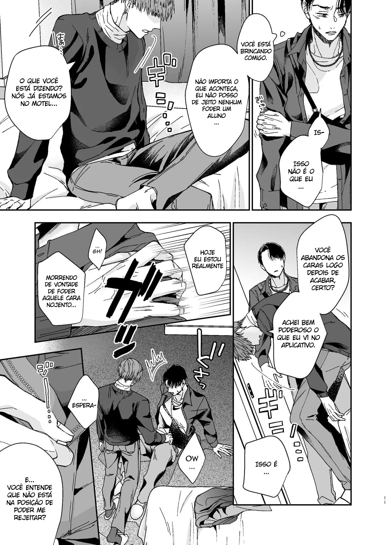 De Jeito Nenhum um Professor Playboy Como Eu Poderia Ser Sexualmente Disciplinado e Corrompido Até Virar uma Vadia por um Aluno! Hentai – Página 10