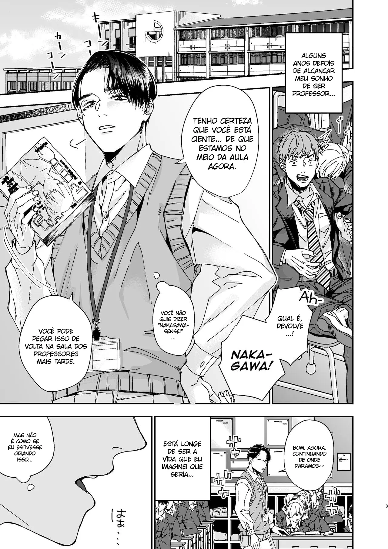 De Jeito Nenhum um Professor Playboy Como Eu Poderia Ser Sexualmente Disciplinado e Corrompido Até Virar uma Vadia por um Aluno! Hentai – Página 2