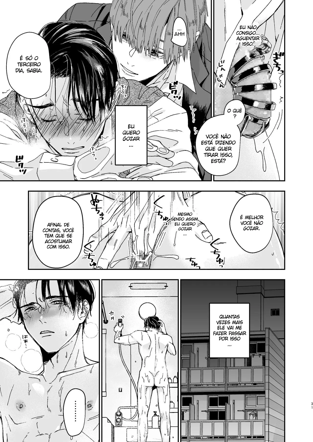 De Jeito Nenhum um Professor Playboy Como Eu Poderia Ser Sexualmente Disciplinado e Corrompido Até Virar uma Vadia por um Aluno! Hentai – Página 30