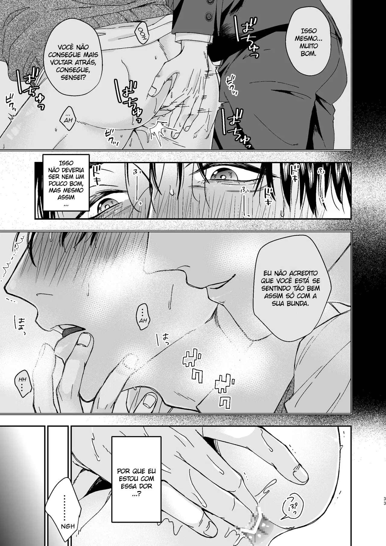 De Jeito Nenhum um Professor Playboy Como Eu Poderia Ser Sexualmente Disciplinado e Corrompido Até Virar uma Vadia por um Aluno! Hentai – Página 32