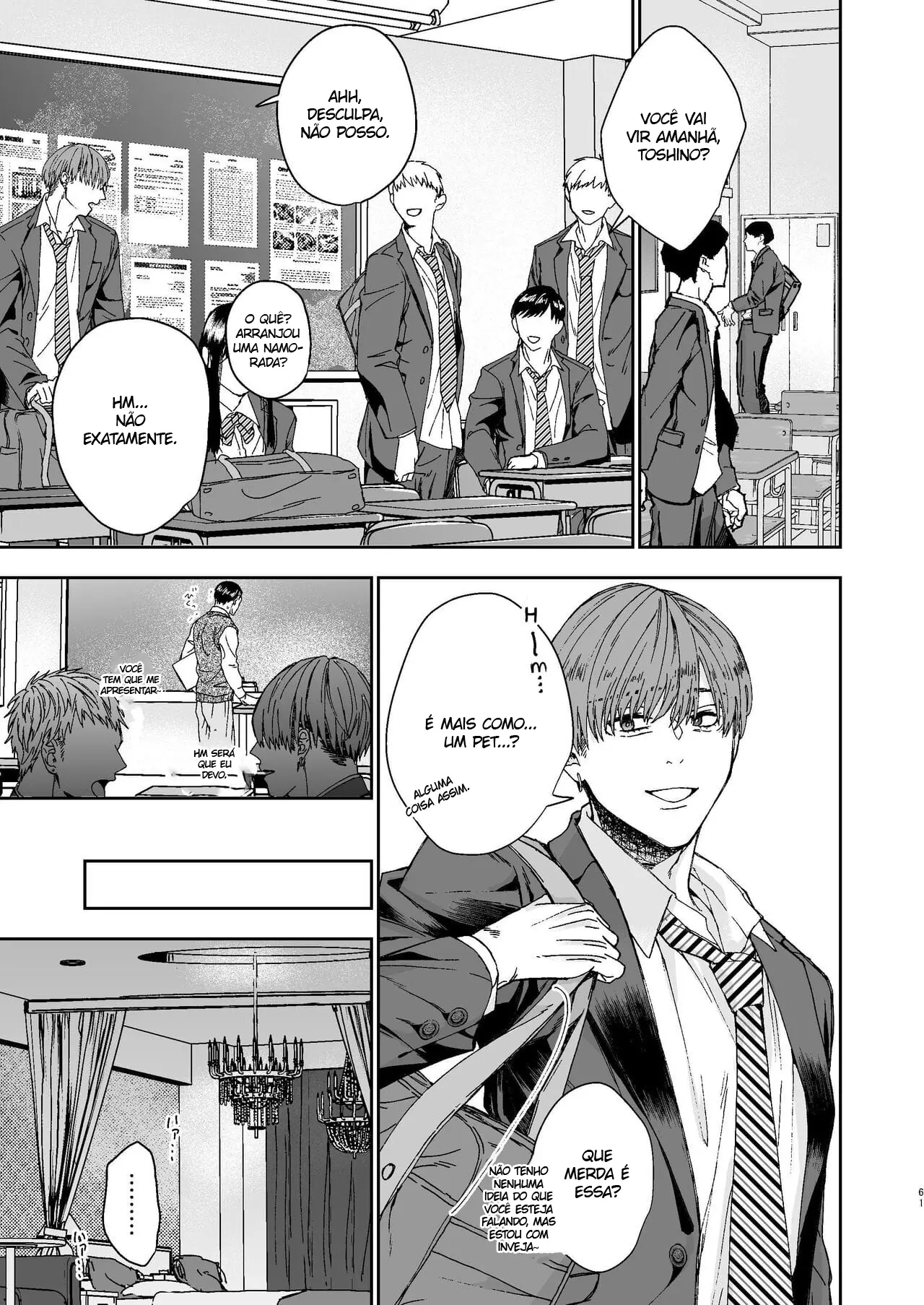 De Jeito Nenhum um Professor Playboy Como Eu Poderia Ser Sexualmente Disciplinado e Corrompido Até Virar uma Vadia por um Aluno! Hentai – Página 60