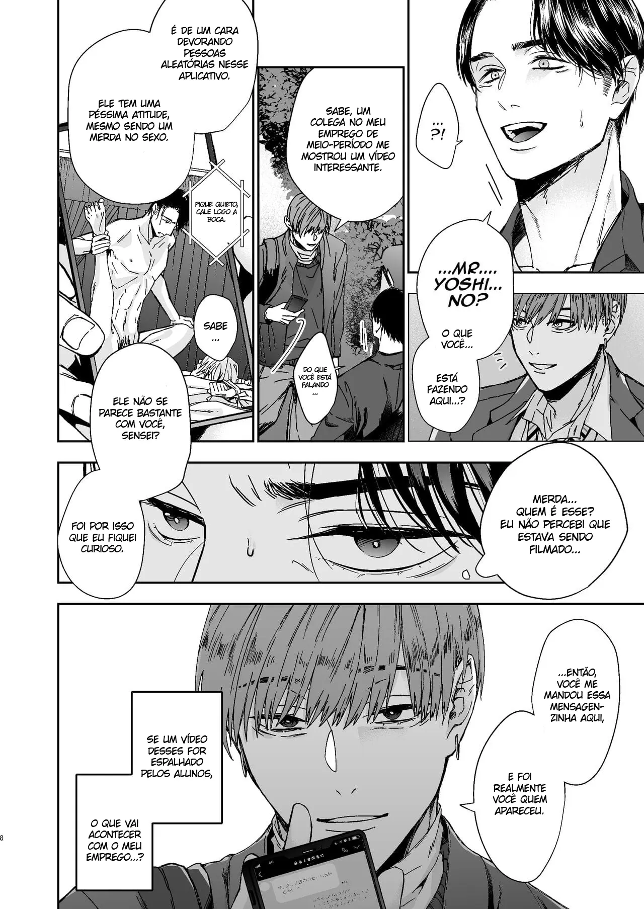 De Jeito Nenhum um Professor Playboy Como Eu Poderia Ser Sexualmente Disciplinado e Corrompido Até Virar uma Vadia por um Aluno! Hentai – Página 7