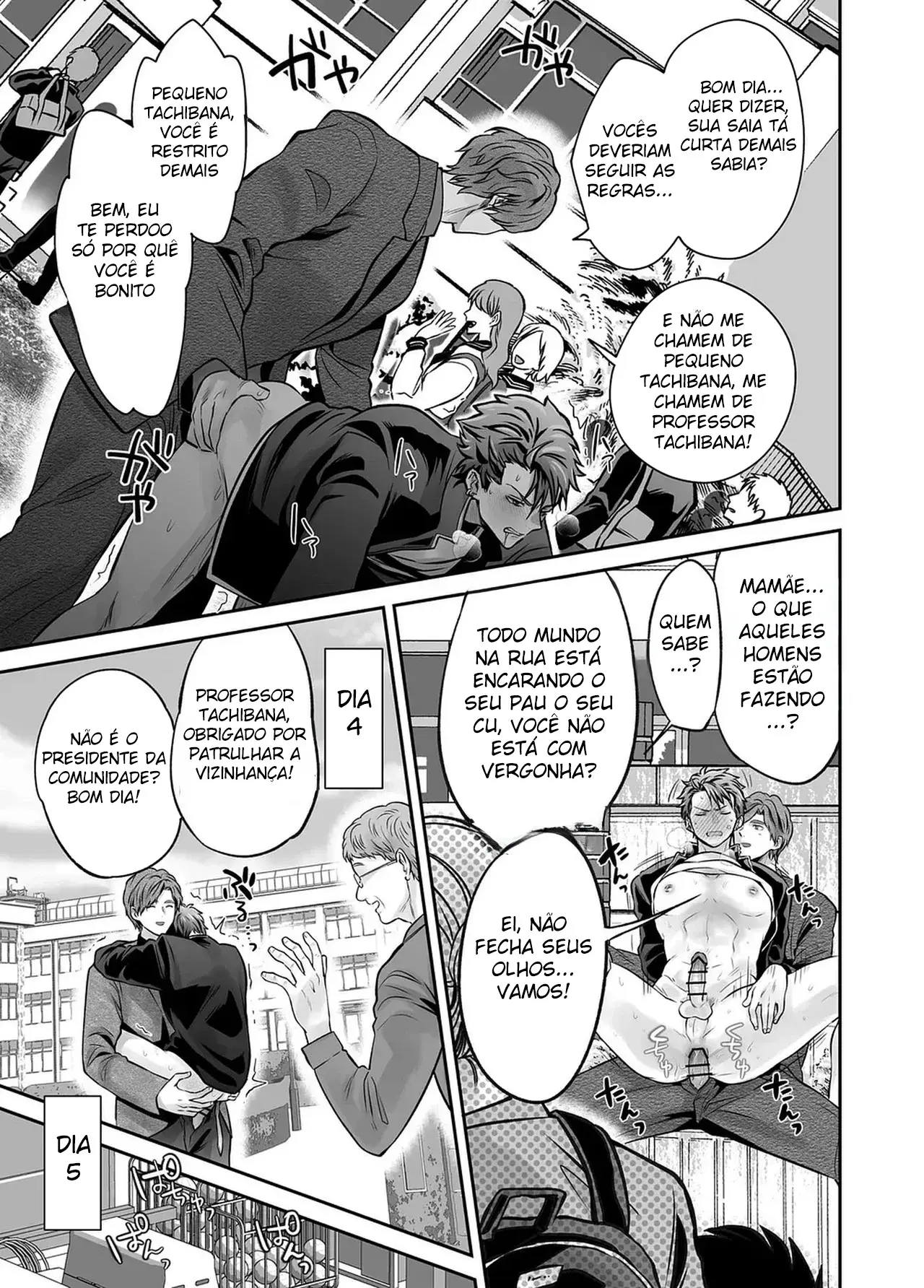 Delinquente Mal Criado, Um Mês Inteiro à Disposição Sendo Violado Hentai – Página 41