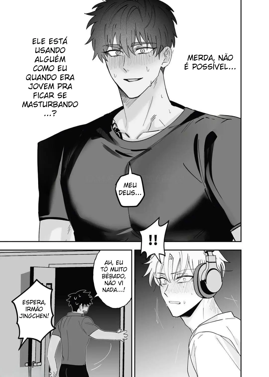 Descobriram Que Sou Gay e Acabei Sendo Comido Pelo Irmão Mais Novo do Meu Amigo Hentai – Página 12