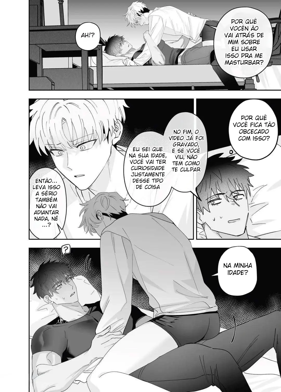 Descobriram Que Sou Gay e Acabei Sendo Comido Pelo Irmão Mais Novo do Meu Amigo Hentai – Página 15
