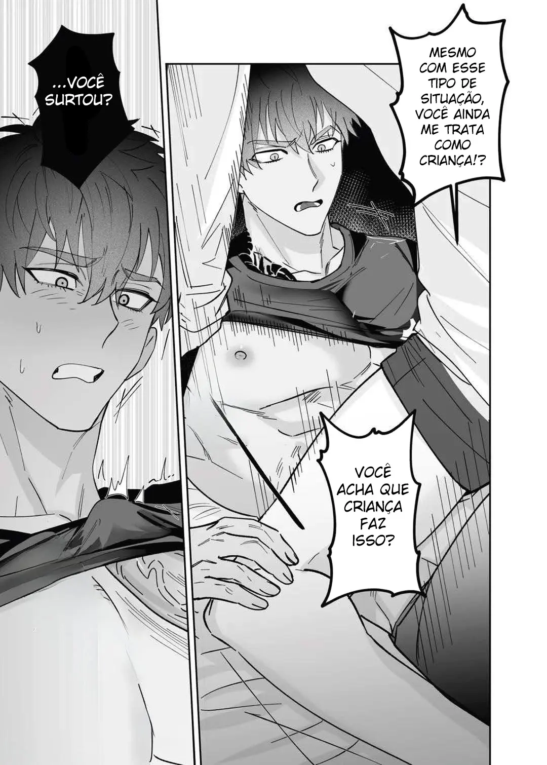 Descobriram Que Sou Gay e Acabei Sendo Comido Pelo Irmão Mais Novo do Meu Amigo Hentai – Página 16
