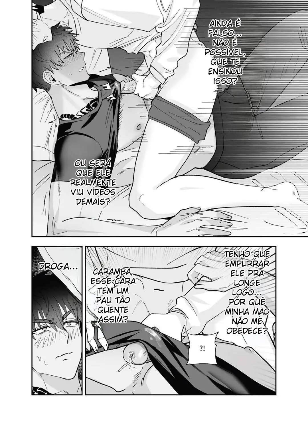 Descobriram Que Sou Gay e Acabei Sendo Comido Pelo Irmão Mais Novo do Meu Amigo Hentai – Página 17
