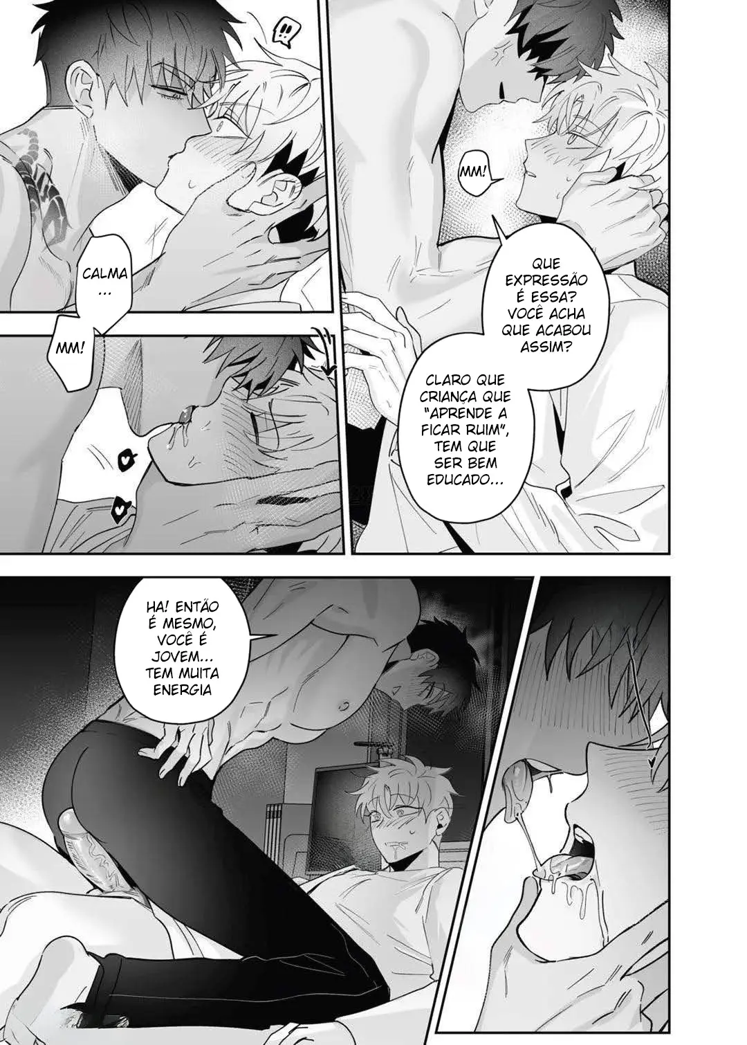 Descobriram Que Sou Gay e Acabei Sendo Comido Pelo Irmão Mais Novo do Meu Amigo Hentai – Página 20