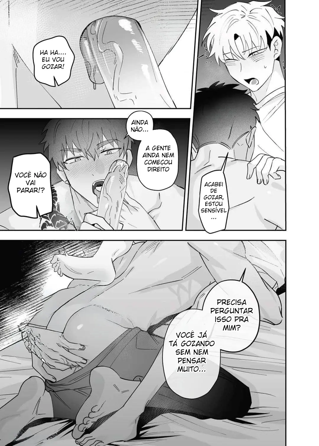Descobriram Que Sou Gay e Acabei Sendo Comido Pelo Irmão Mais Novo do Meu Amigo Hentai – Página 22