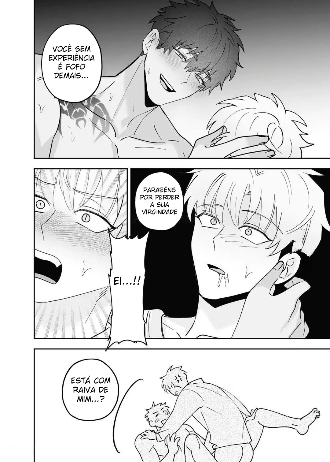 Descobriram Que Sou Gay e Acabei Sendo Comido Pelo Irmão Mais Novo do Meu Amigo Hentai – Página 29
