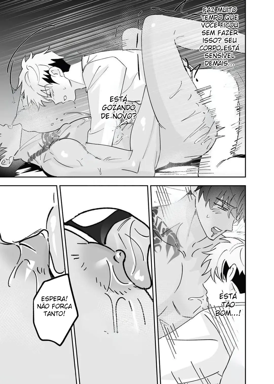 Descobriram Que Sou Gay e Acabei Sendo Comido Pelo Irmão Mais Novo do Meu Amigo Hentai – Página 32