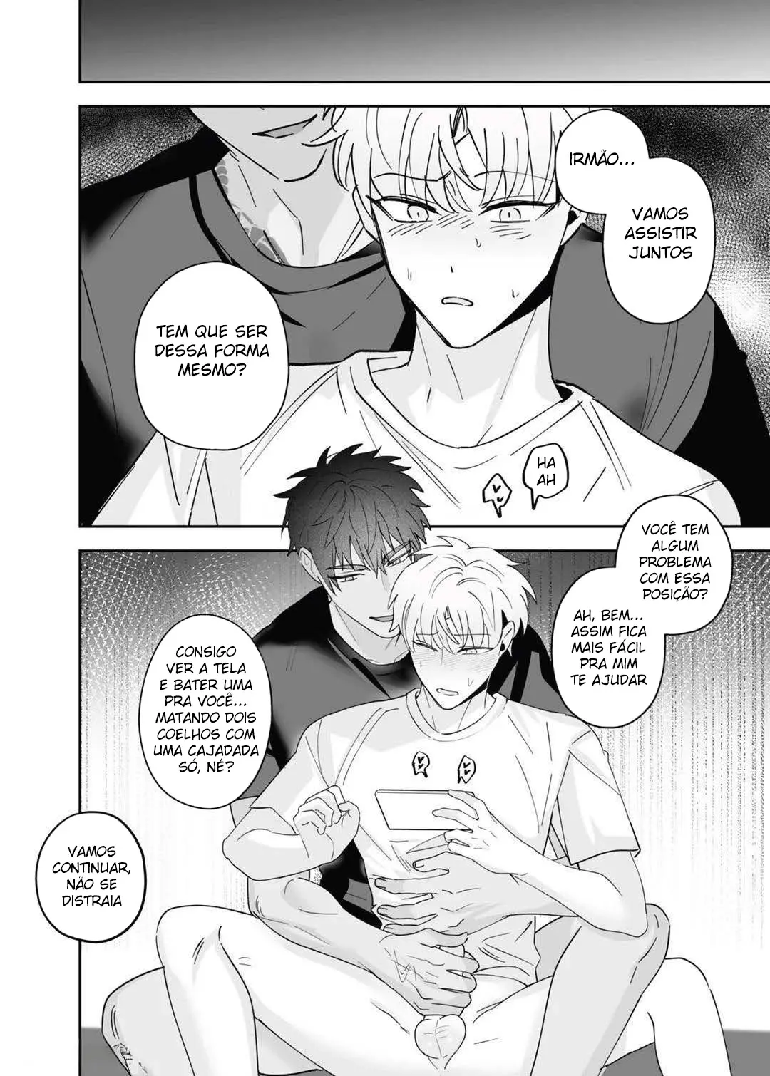 Descobriram Que Sou Gay e Acabei Sendo Comido Pelo Irmão Mais Novo do Meu Amigo Hentai – Página 37