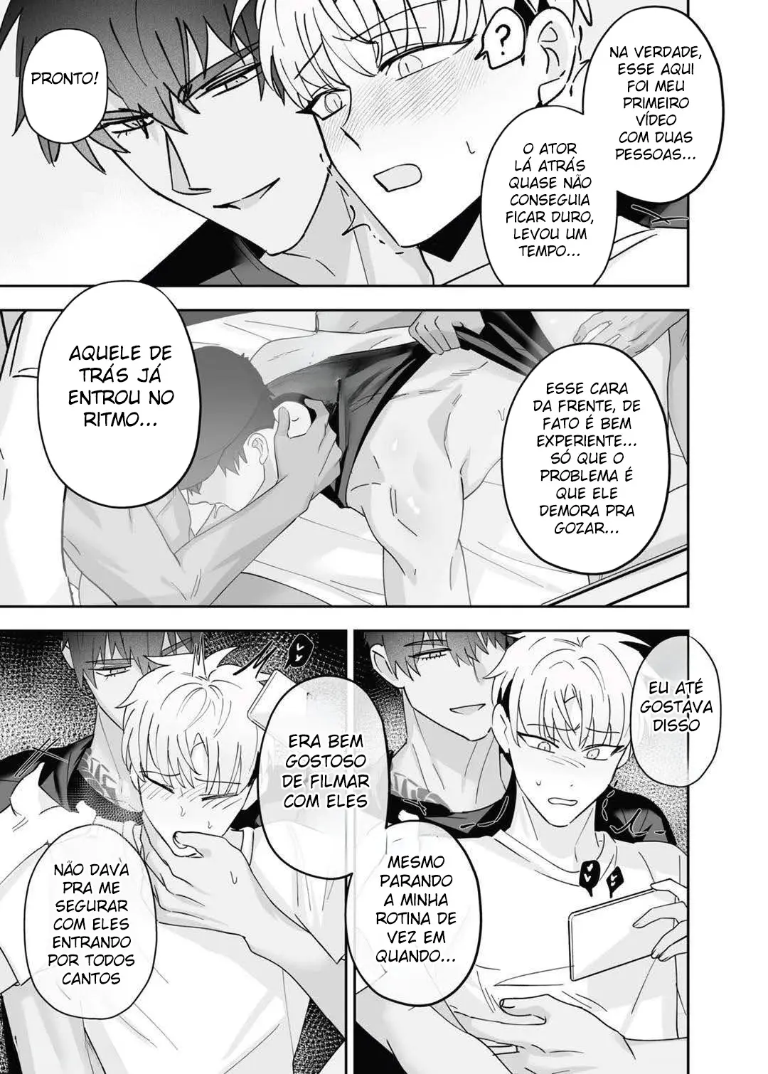 Descobriram Que Sou Gay e Acabei Sendo Comido Pelo Irmão Mais Novo do Meu Amigo Hentai – Página 38