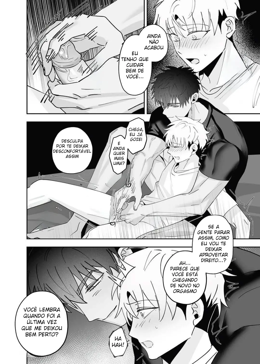 Descobriram Que Sou Gay e Acabei Sendo Comido Pelo Irmão Mais Novo do Meu Amigo Hentai – Página 41
