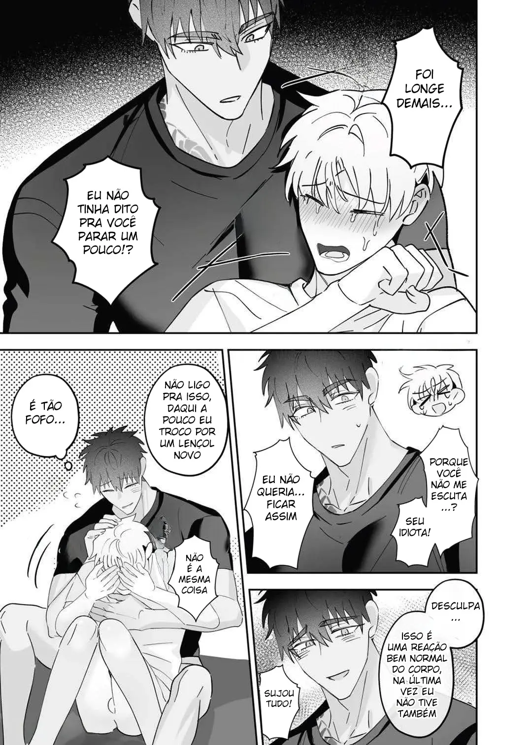 Descobriram Que Sou Gay e Acabei Sendo Comido Pelo Irmão Mais Novo do Meu Amigo Hentai – Página 44