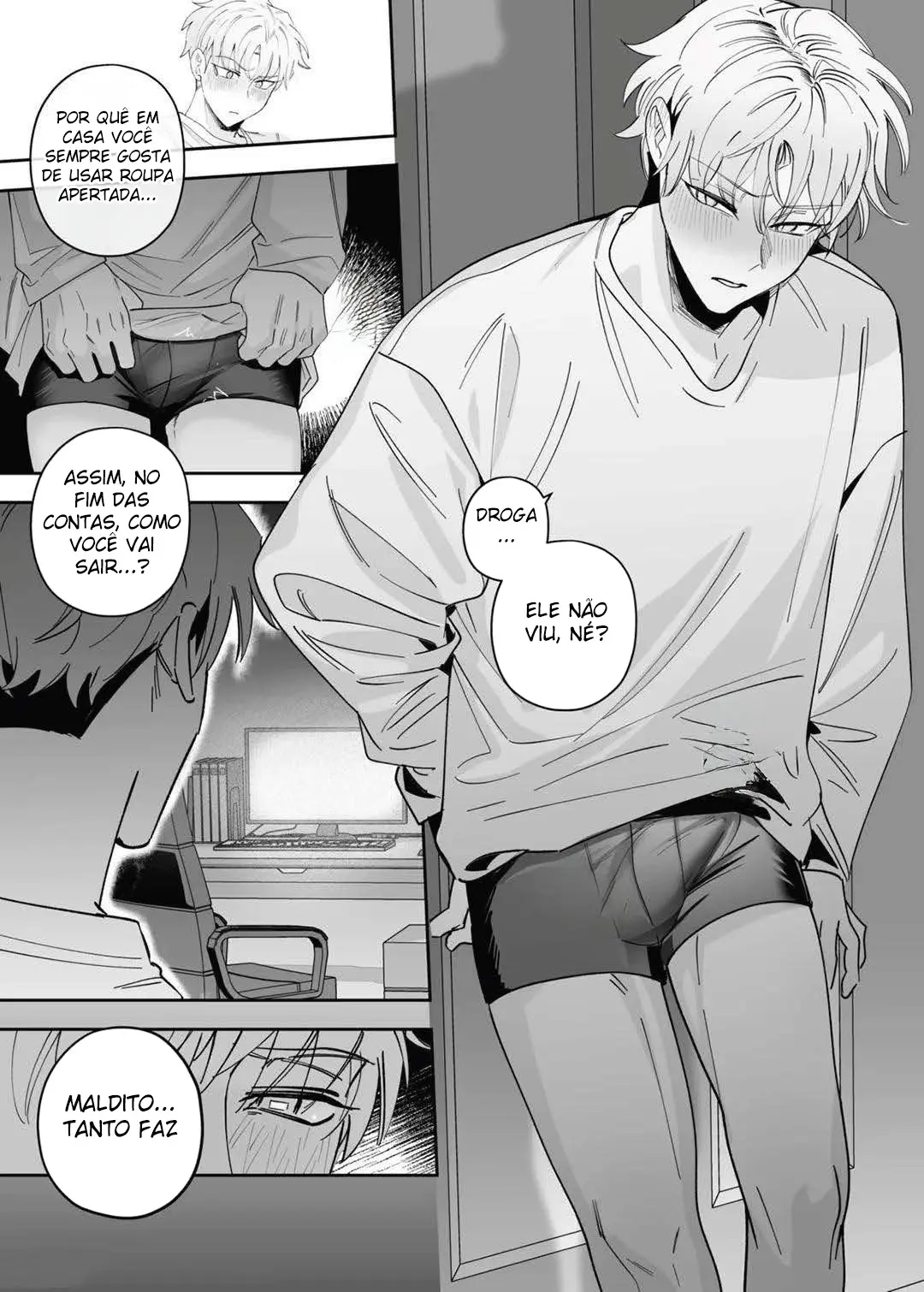 Descobriram Que Sou Gay e Acabei Sendo Comido Pelo Irmão Mais Novo do Meu Amigo Hentai – Página 8