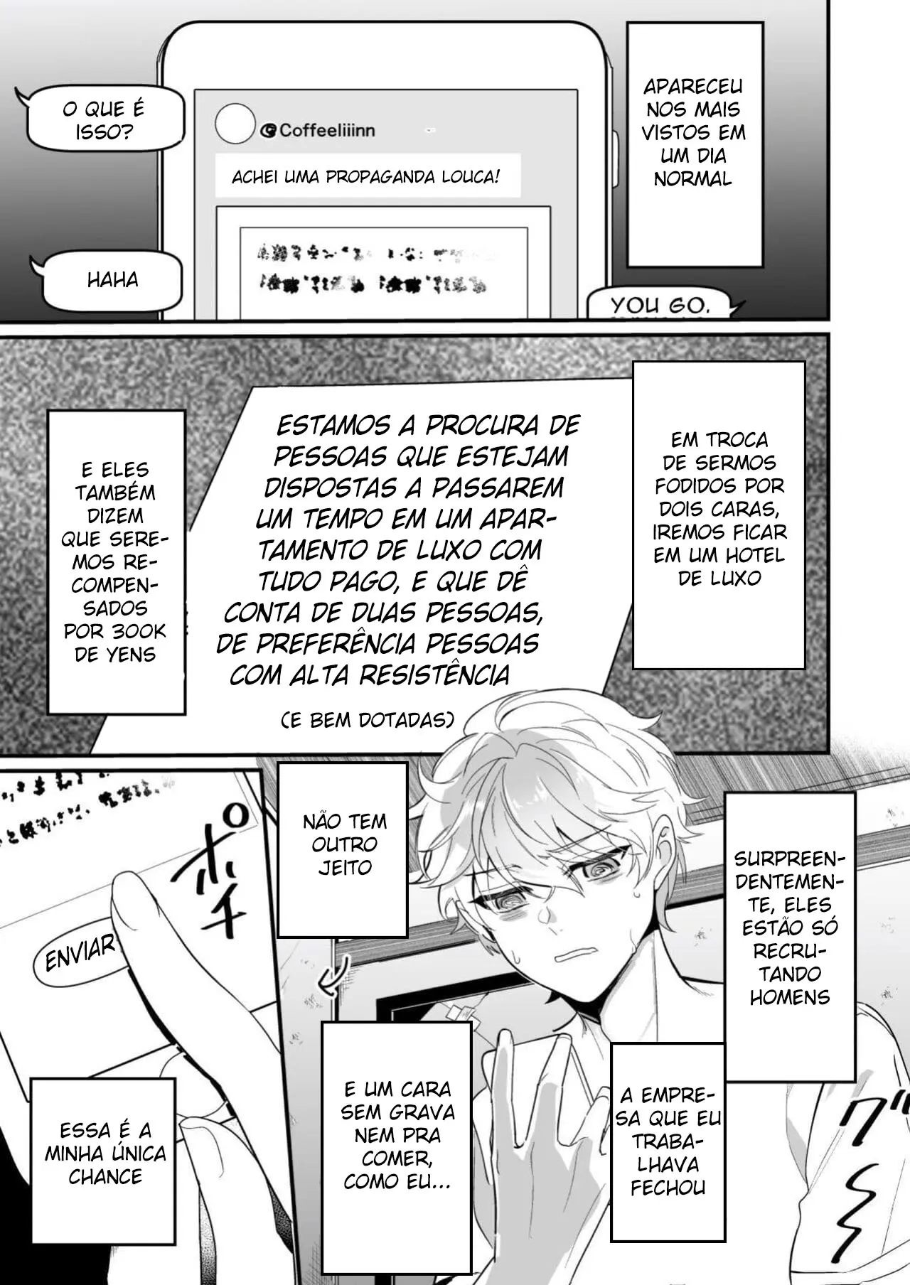 Dois Caras Safados Sugaram Minha Porra Hentai – Página 3