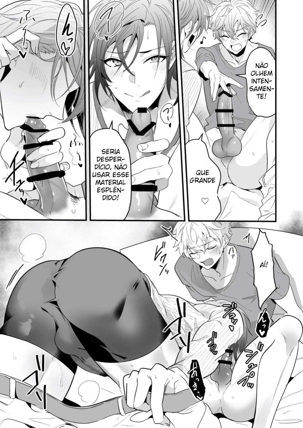 Dois Caras Safados Sugaram Minha Porra Hentai – Página 9