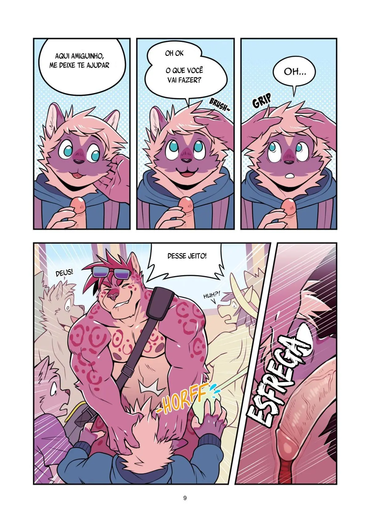 É um Bom Dia para ir a Praia de Nudismo Hentai – Página 10