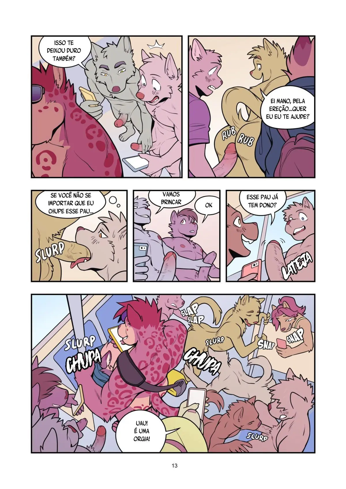 É um Bom Dia para ir a Praia de Nudismo Hentai – Página 14