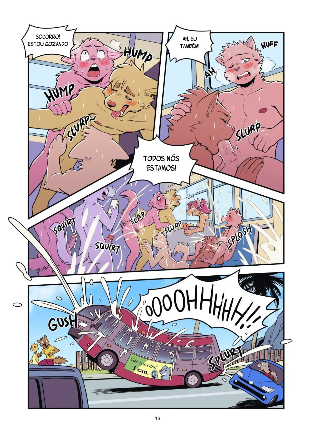 É um Bom Dia para ir a Praia de Nudismo Hentai – Página 16