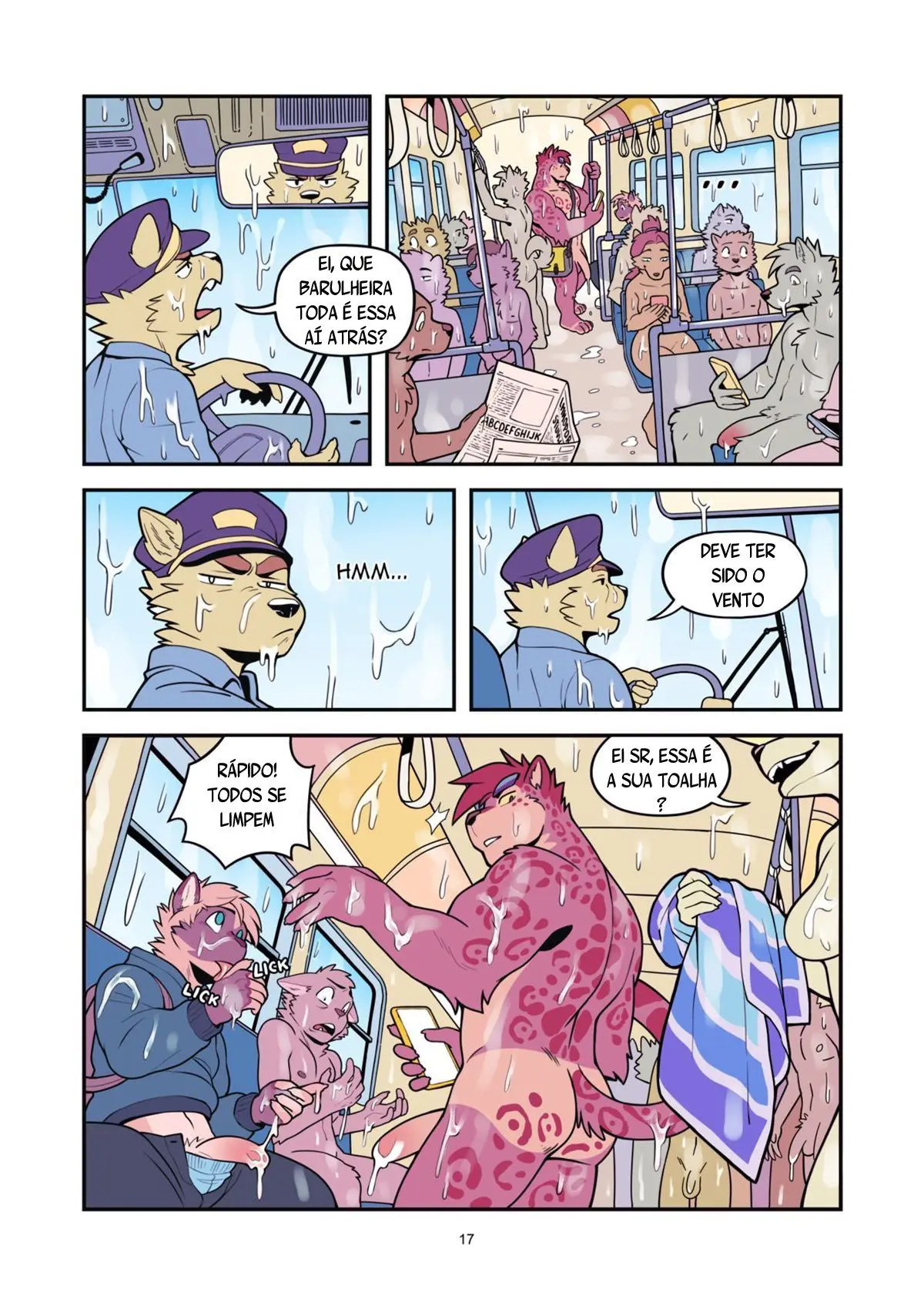 É um Bom Dia para ir a Praia de Nudismo Hentai – Página 18