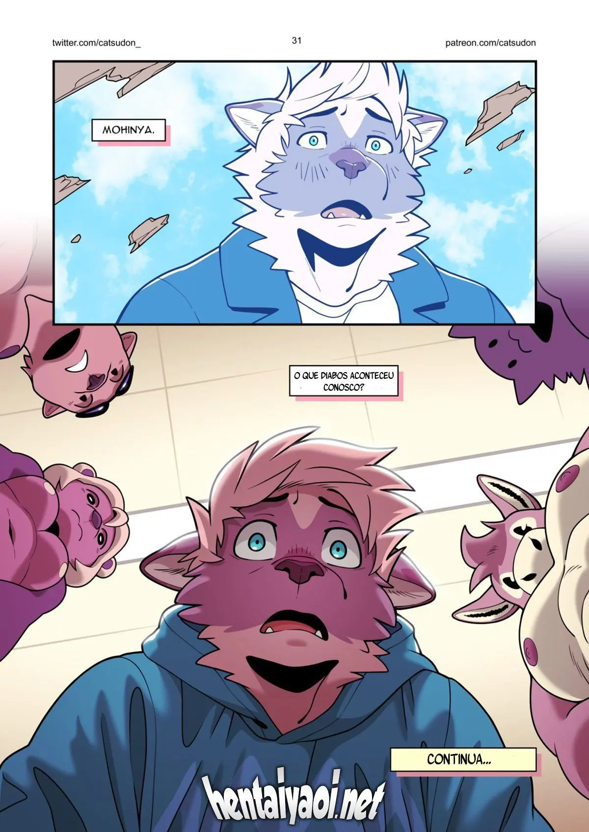 É um Bom Dia para ir a Praia de Nudismo Hentai – Página 32