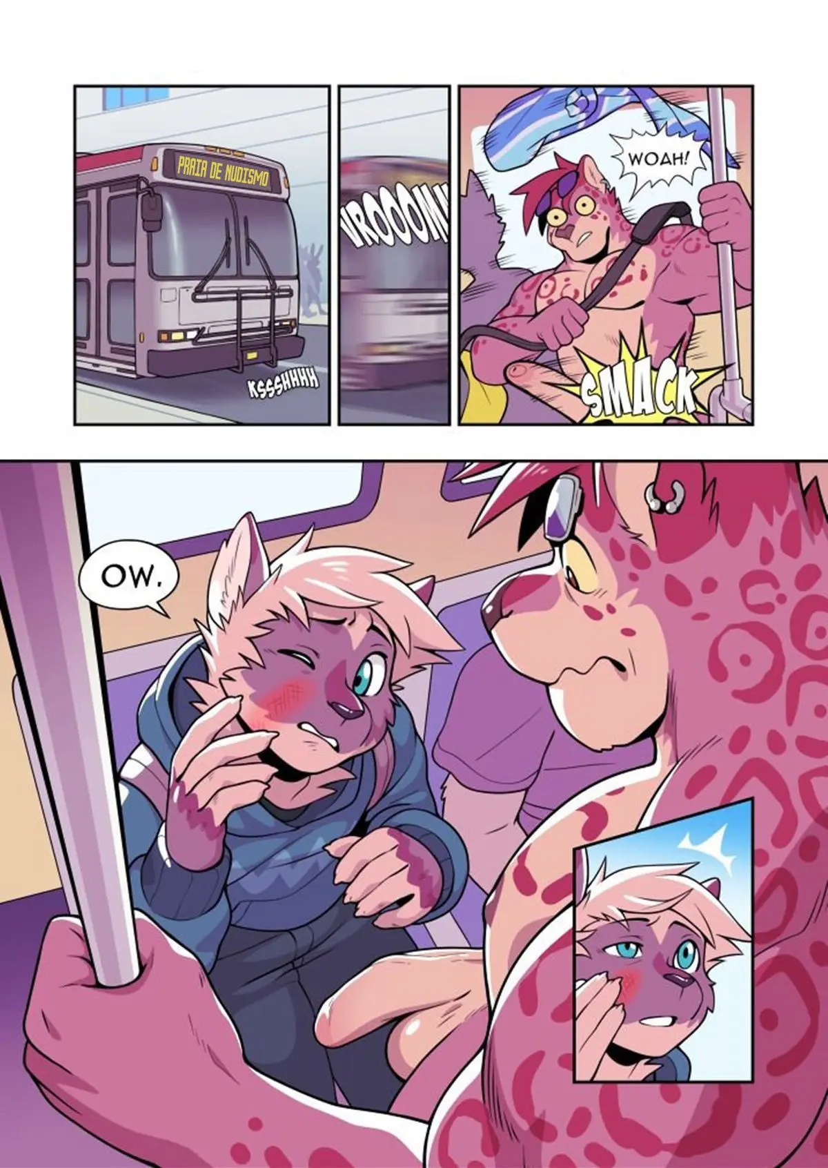 É um Bom Dia para ir a Praia de Nudismo Hentai – Página 4