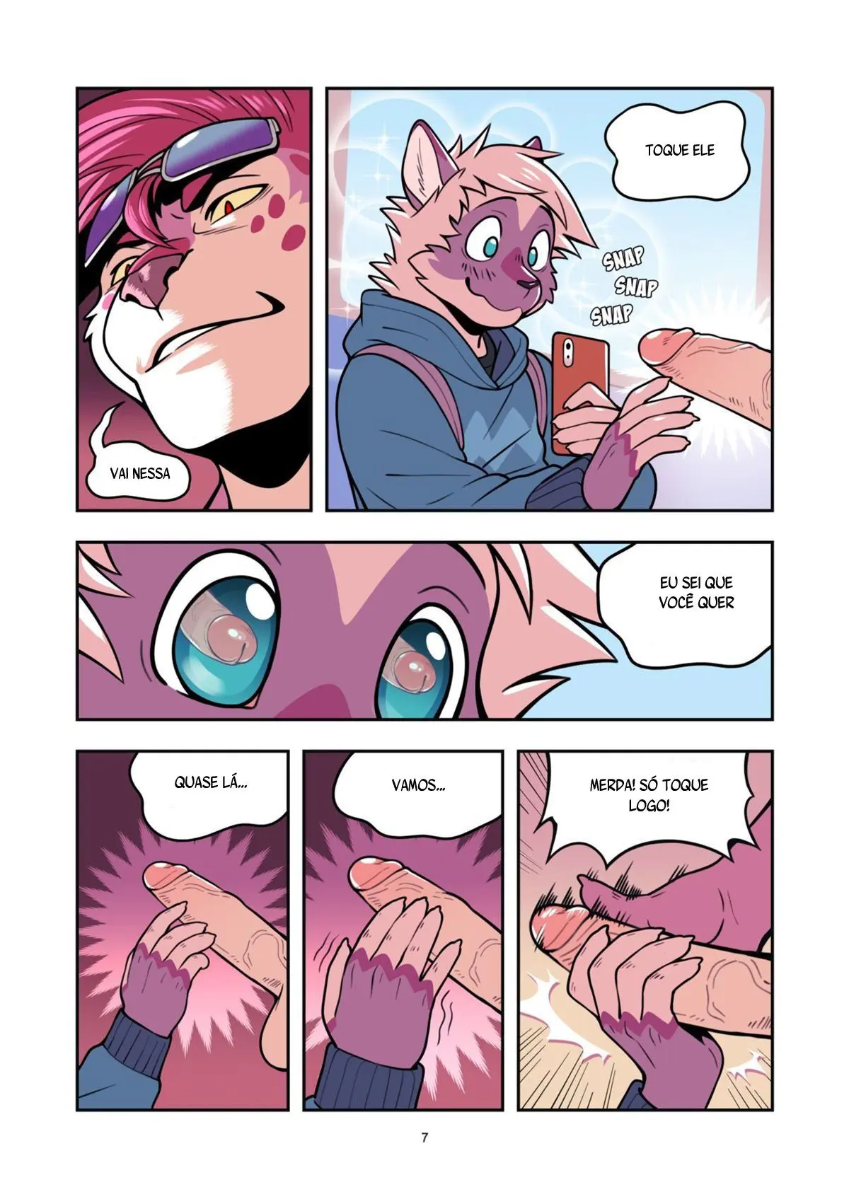 É um Bom Dia para ir a Praia de Nudismo Hentai – Página 8