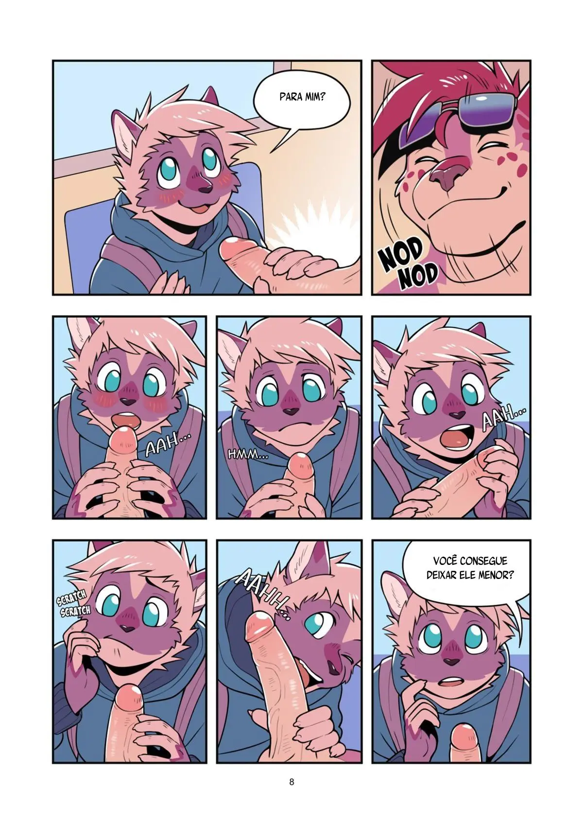 É um Bom Dia para ir a Praia de Nudismo Hentai – Página 9