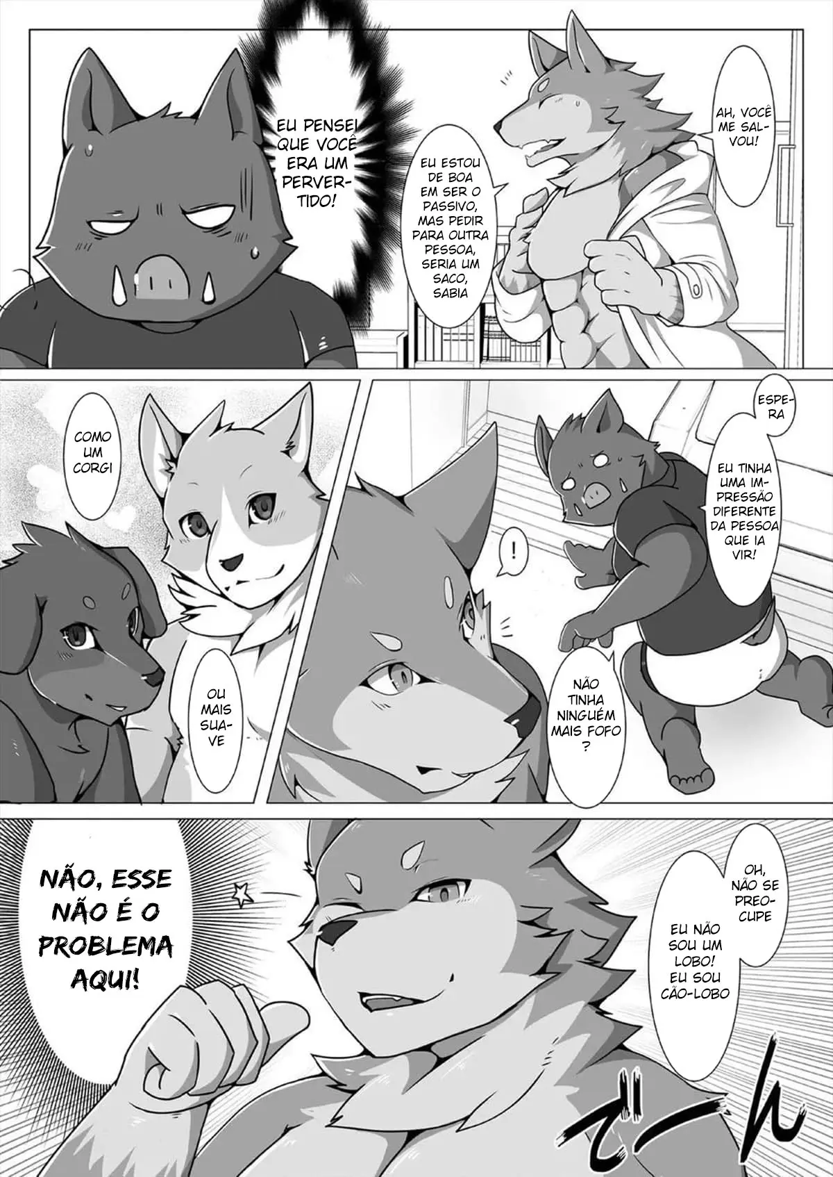 Ecchi Na Wanwan Delivery Hentai – Página 6