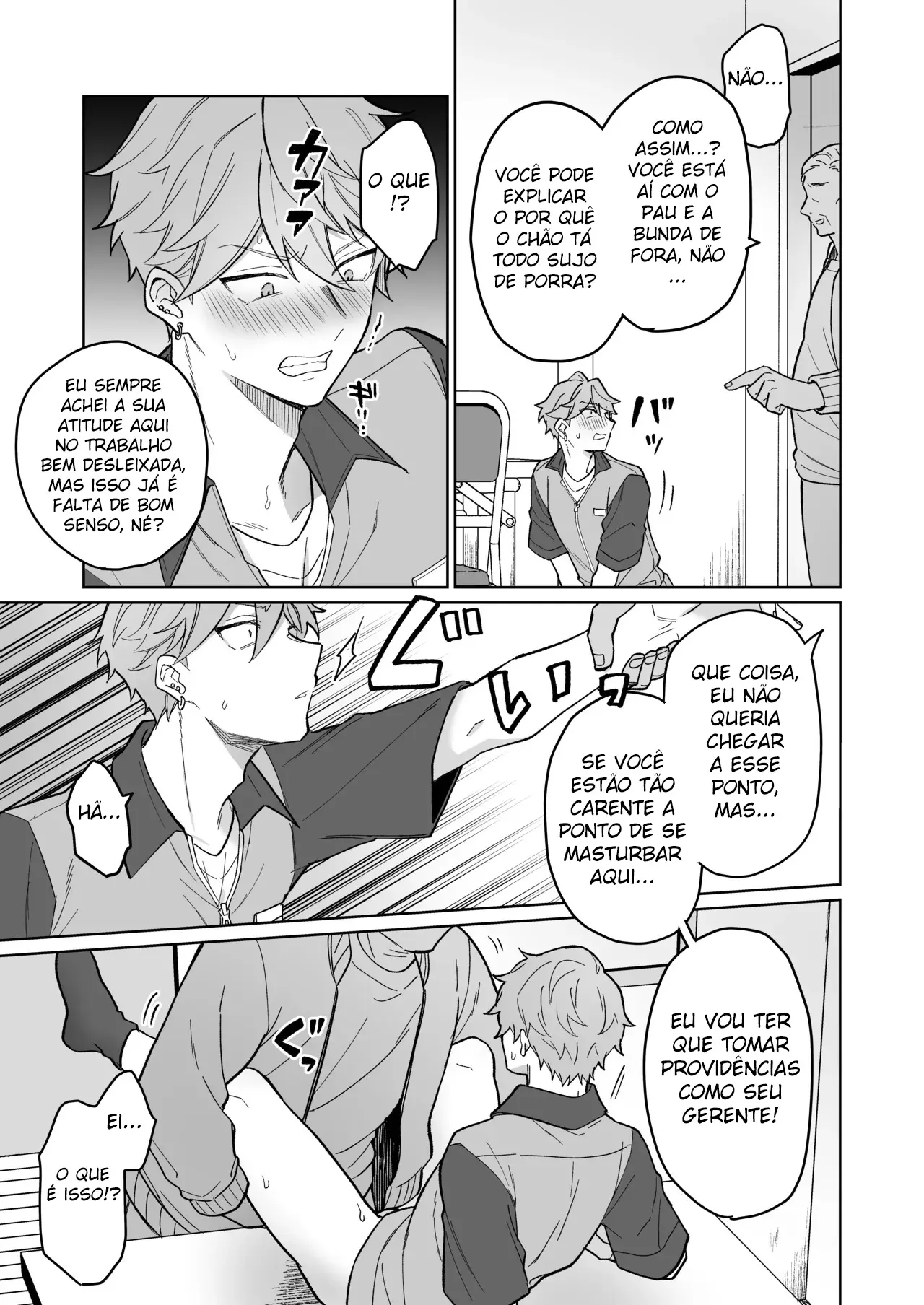 Educação Rigorosa do Funcionário Atrevido Com Um Onahole Mágico!! Hentai – Página 24