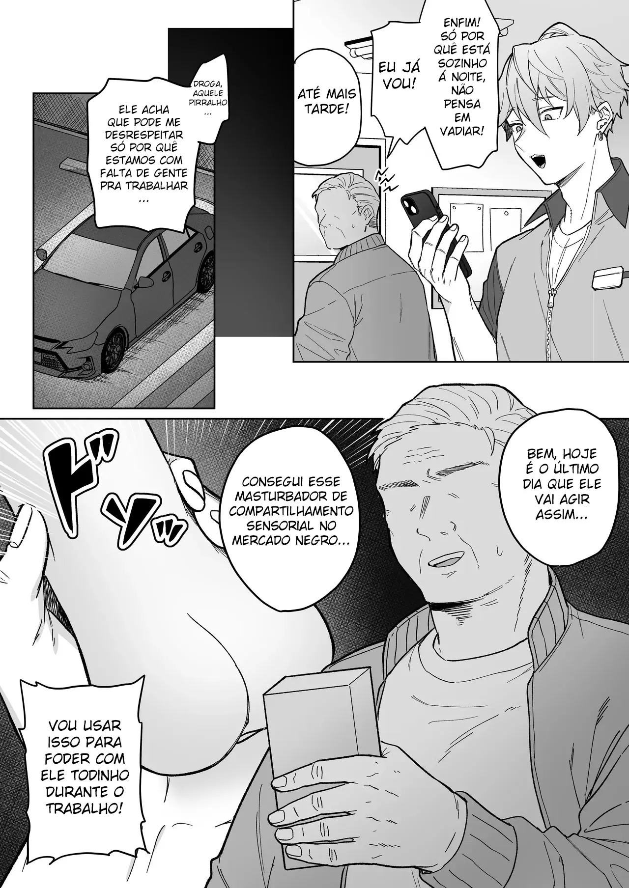 Educação Rigorosa do Funcionário Atrevido Com Um Onahole Mágico!! Hentai – Página 3