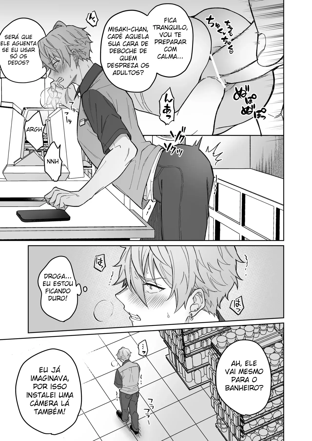 Educação Rigorosa do Funcionário Atrevido Com Um Onahole Mágico!! Hentai – Página 6