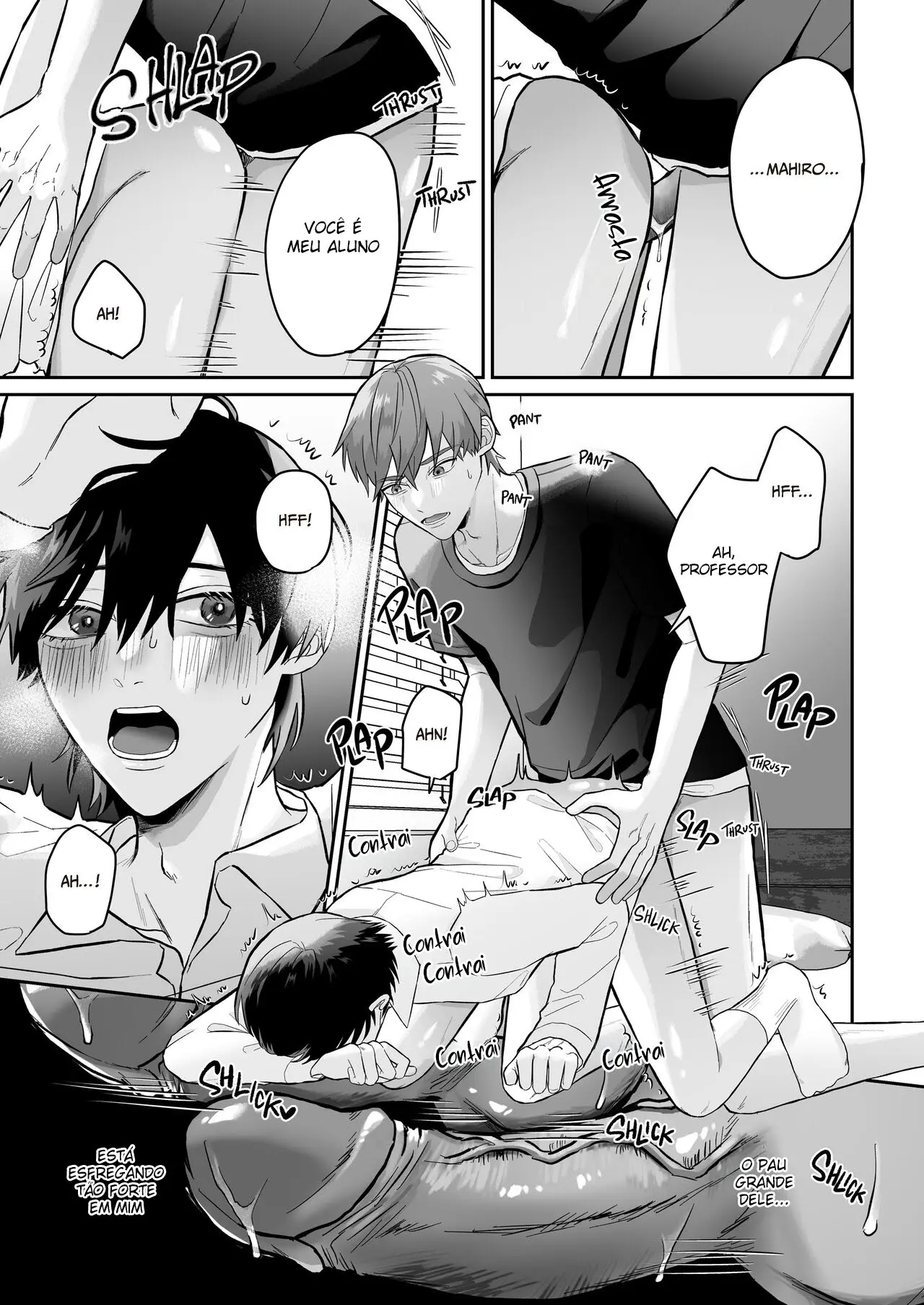 Ei, Professor. Quer Fazer Sexo? ~ Esporradas No Meu Quarto ~ Hentai – Página 8