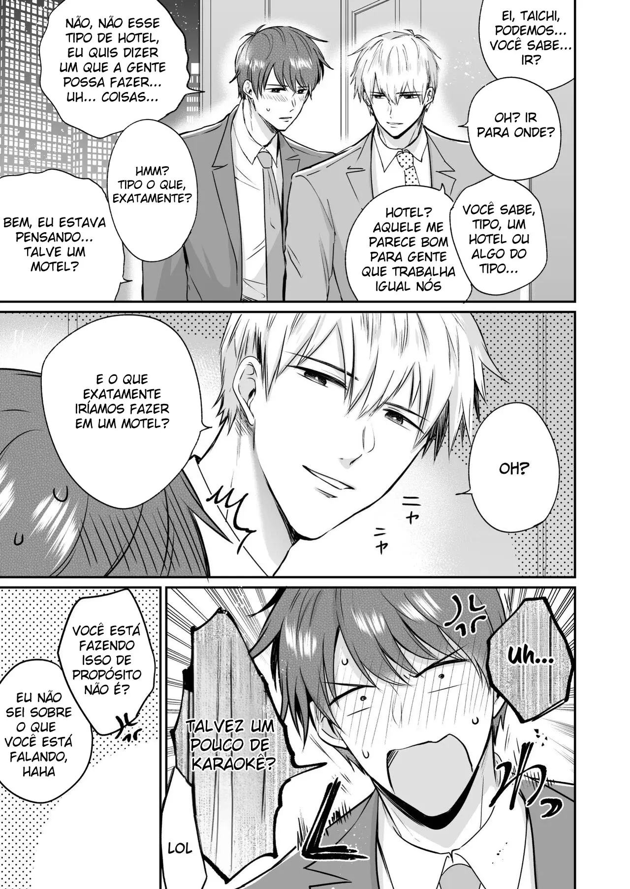 Encontro de Homens Assalariados Em Um Motel 4 Hentai – Página 16