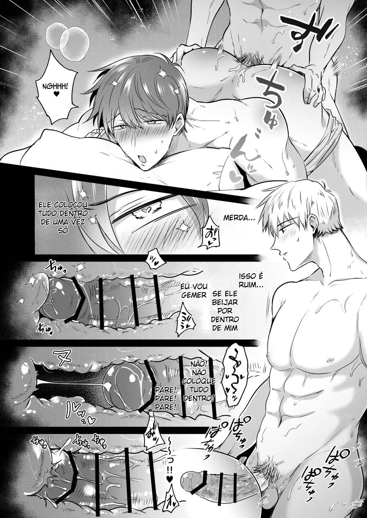 Encontro de Homens Assalariados Em Um Motel 5 – O Novato Quer Provocar Seu Senpai Hentai – Página 21