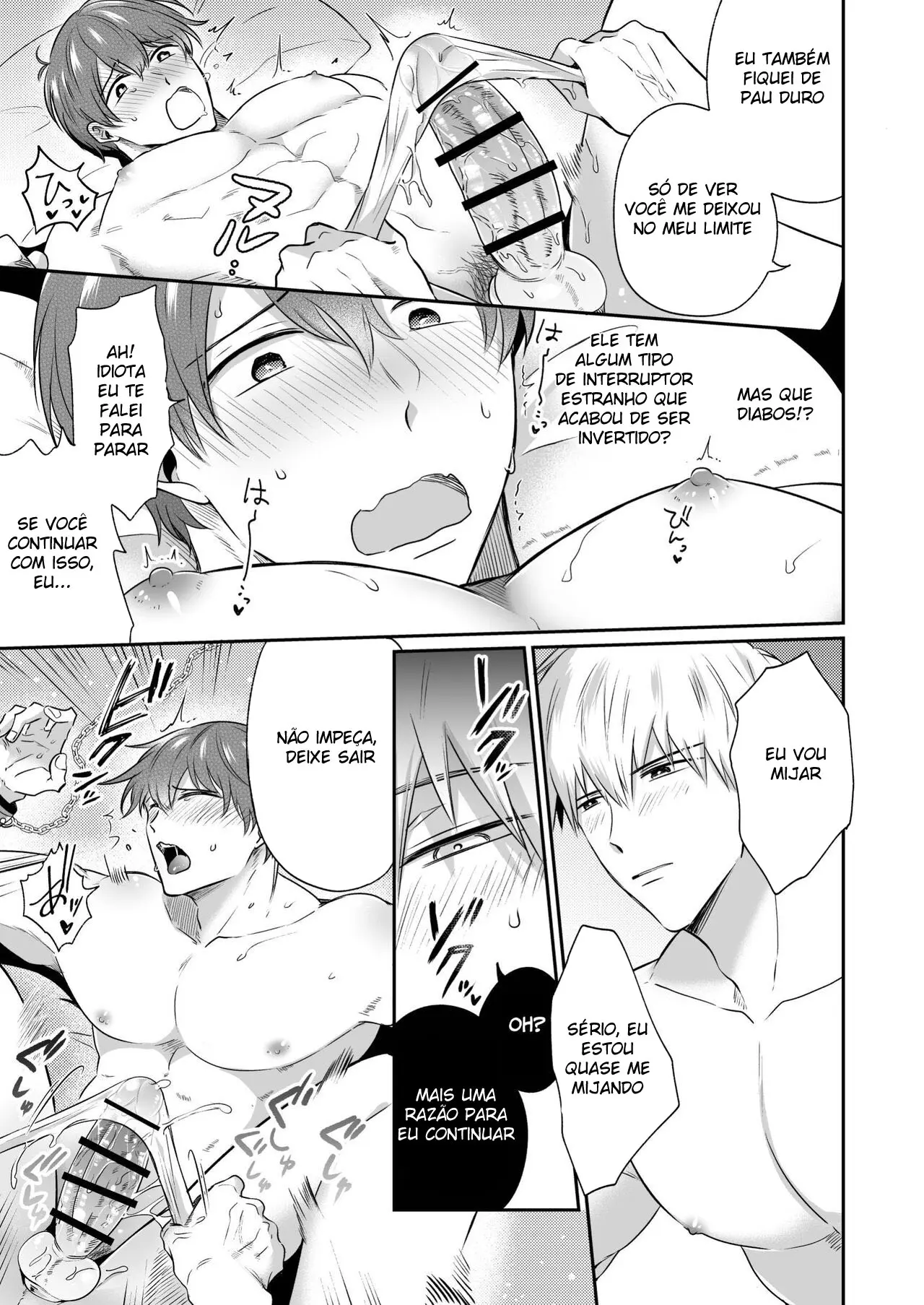 Encontro de Homens Assalariados Em Um Motel 5 – O Novato Quer Provocar Seu Senpai Hentai – Página 30