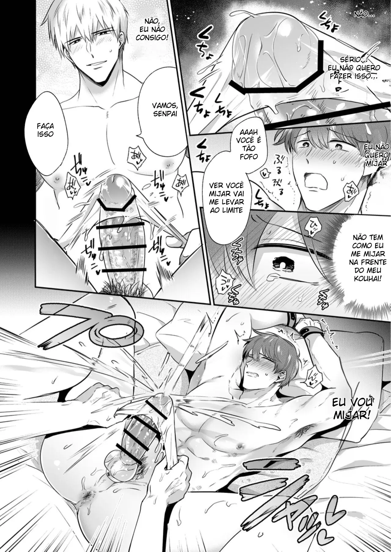 Encontro de Homens Assalariados Em Um Motel 5 – O Novato Quer Provocar Seu Senpai Hentai – Página 31