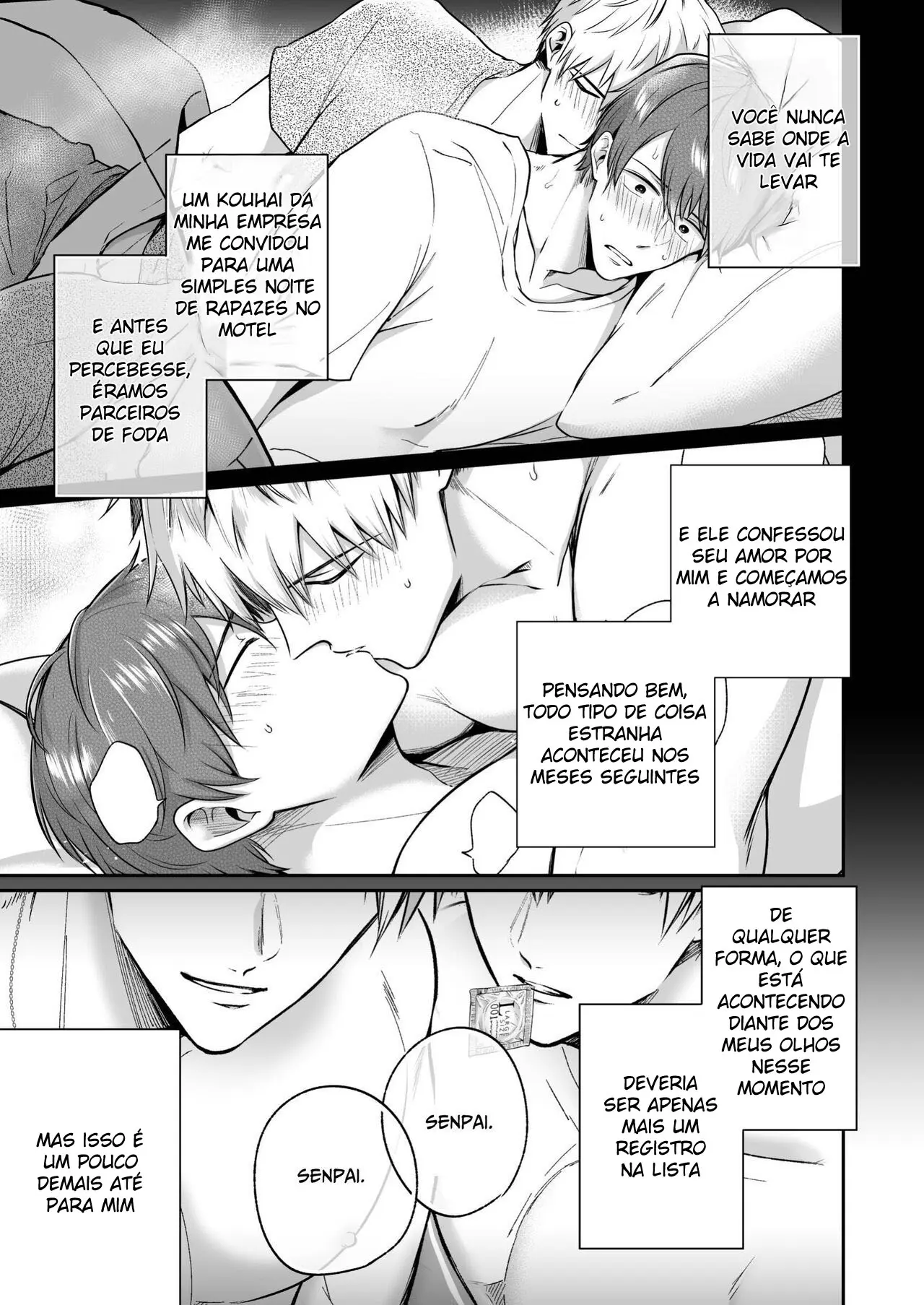 Encontro de Homens Assalariados Em Um Motel 8 ~ Garoto Universitário Levando Dupla Penetração Em Um Novo Mundo ~ Hentai – Página 4