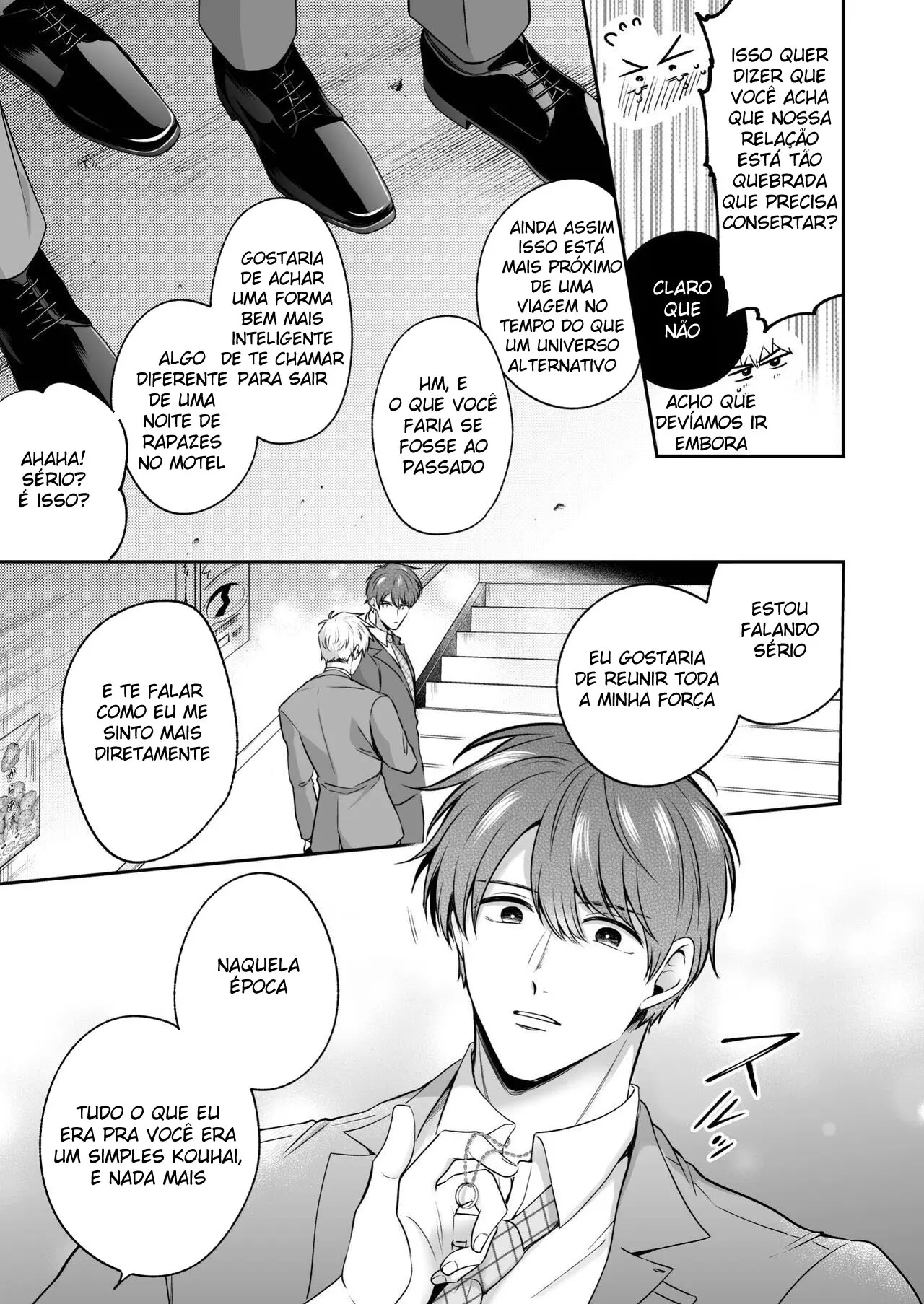 Encontro de Homens Assalariados Em Um Motel 8 ~ Garoto Universitário Levando Dupla Penetração Em Um Novo Mundo ~ Hentai – Página 8