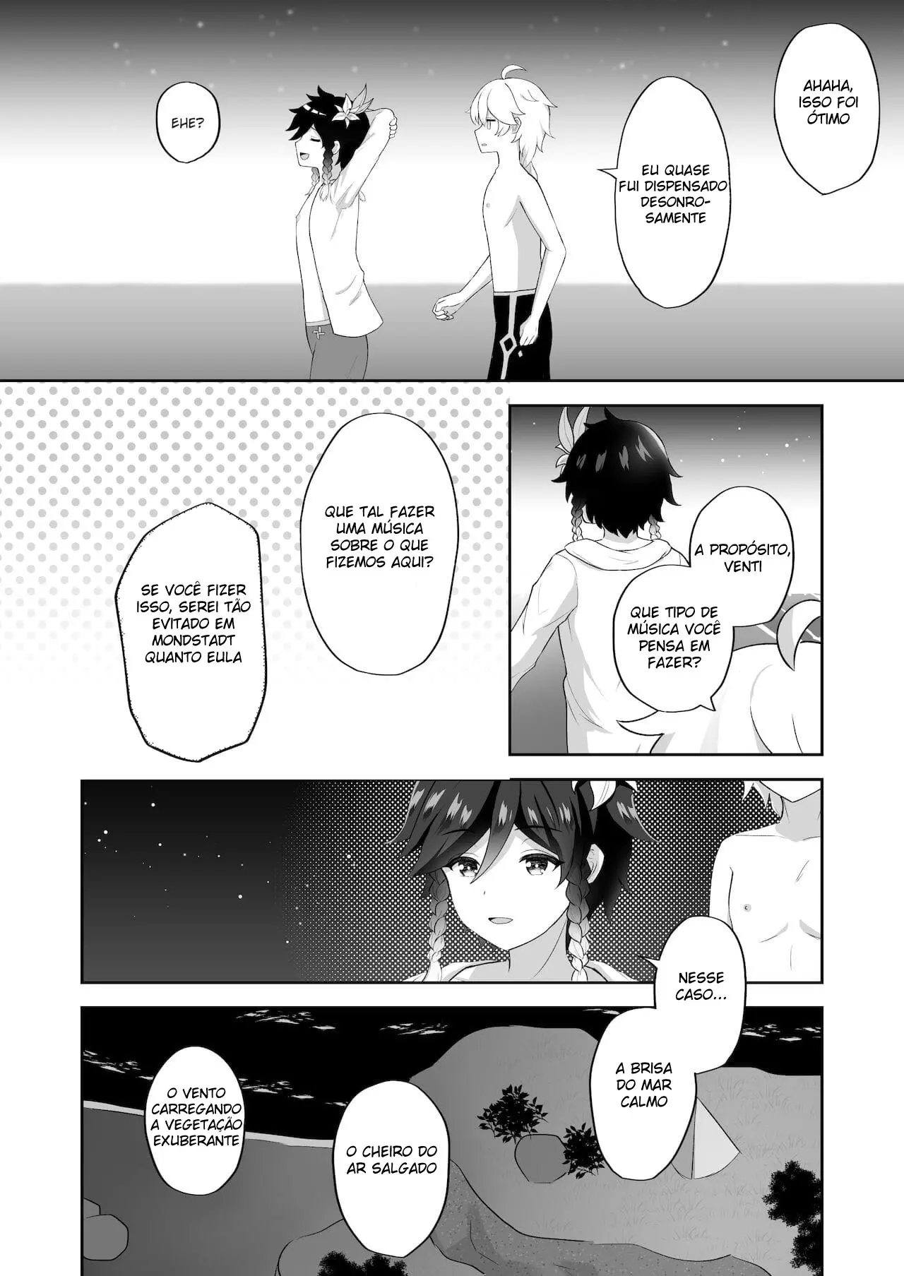 Escrevendo Poesia na Praia Hentai – Página 33