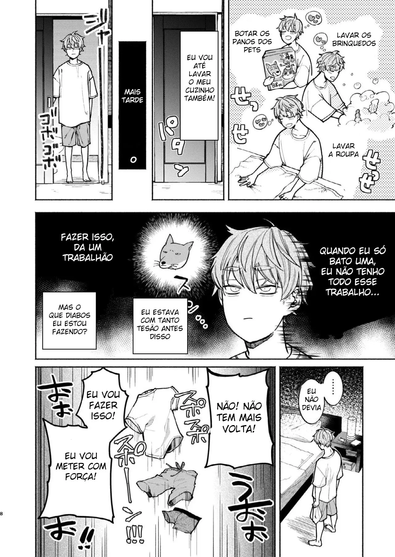 Está Chovendo, e eu Tenho Tempo Para Matar, Então Vou me Masturbar Como um Louco Hentai – Página 7