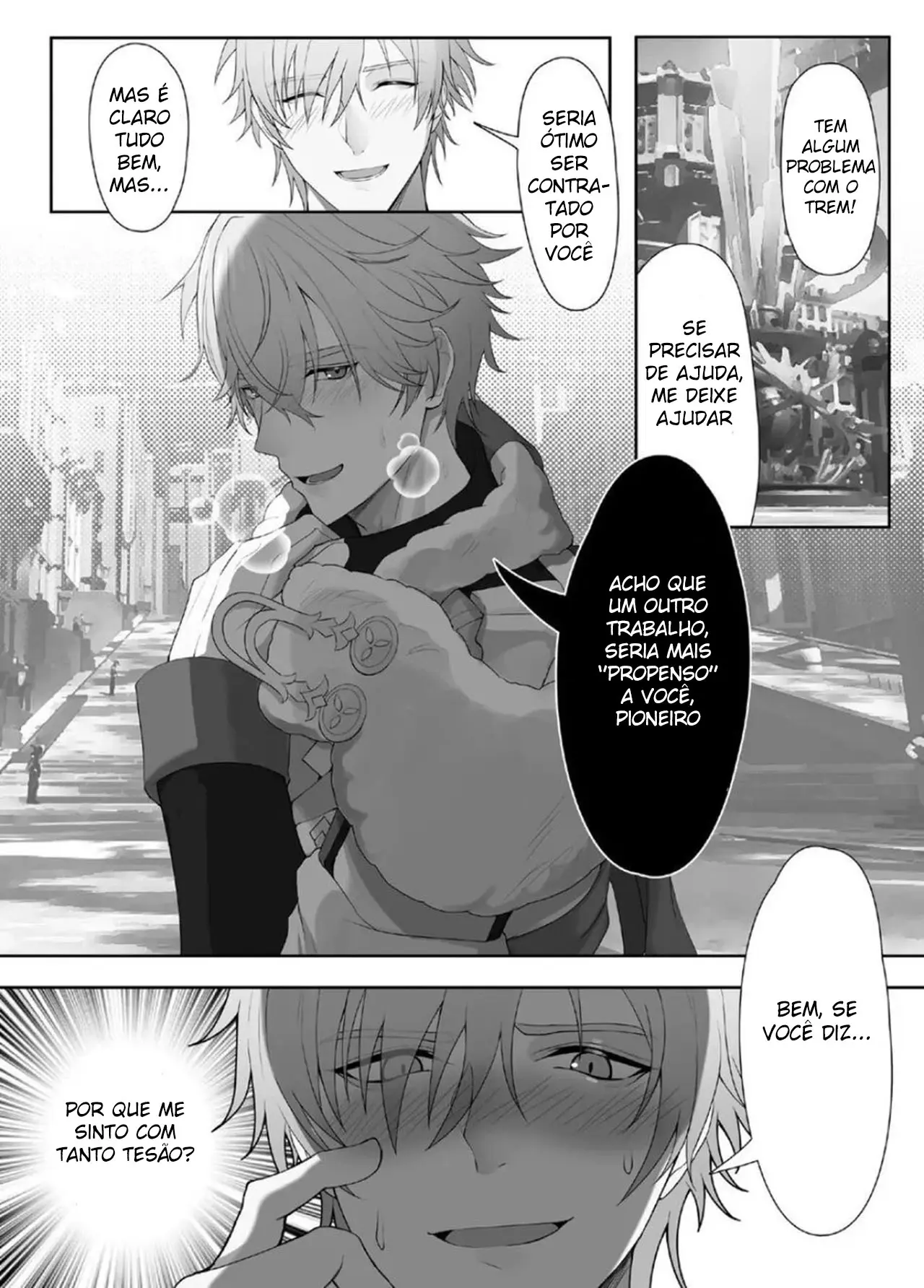 Eu e os Segredos de Gepard na Casa de Banho Hentai – Página 6