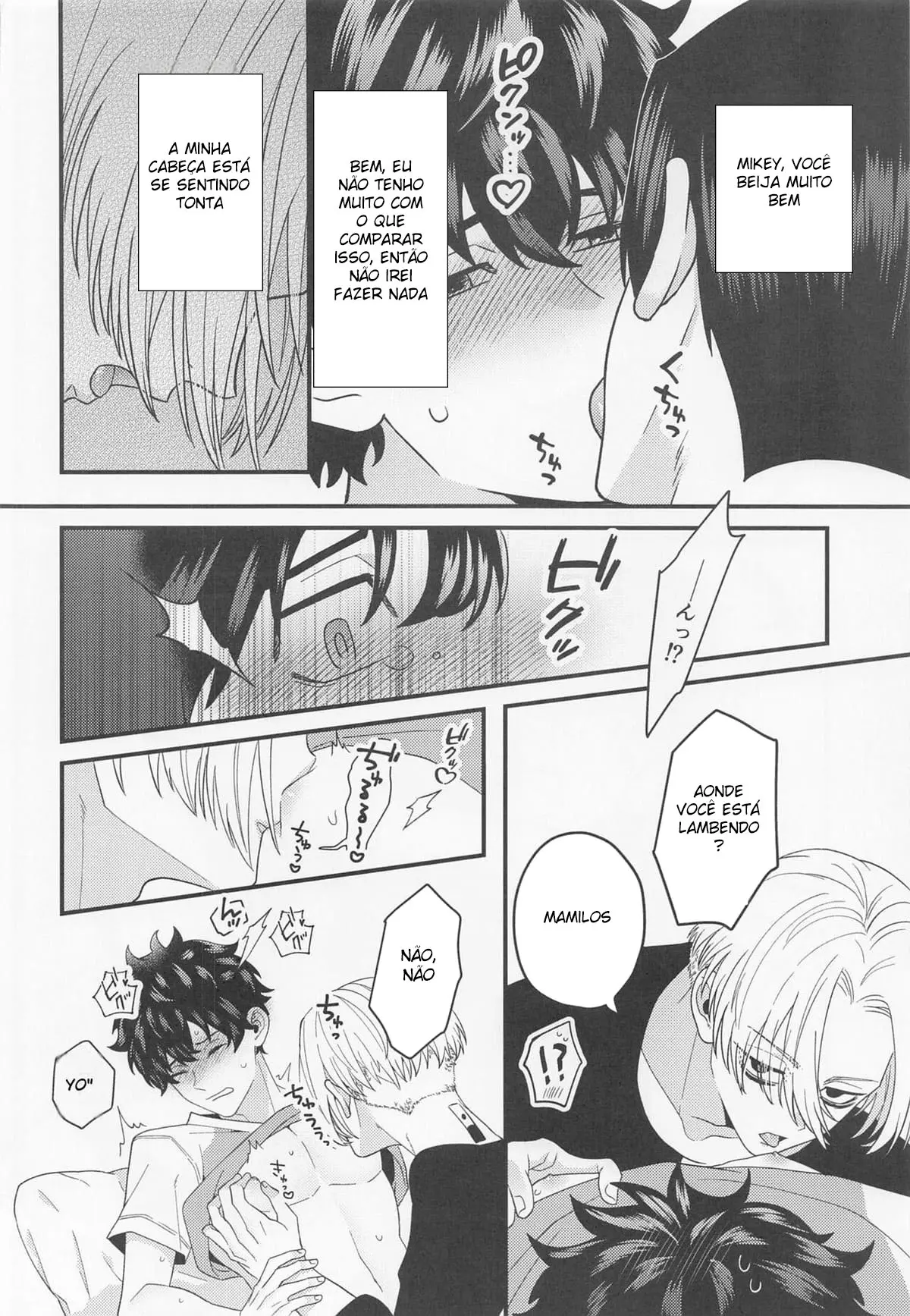 Eu Quero Vestir Preto e Branco! Hentai – Página 10