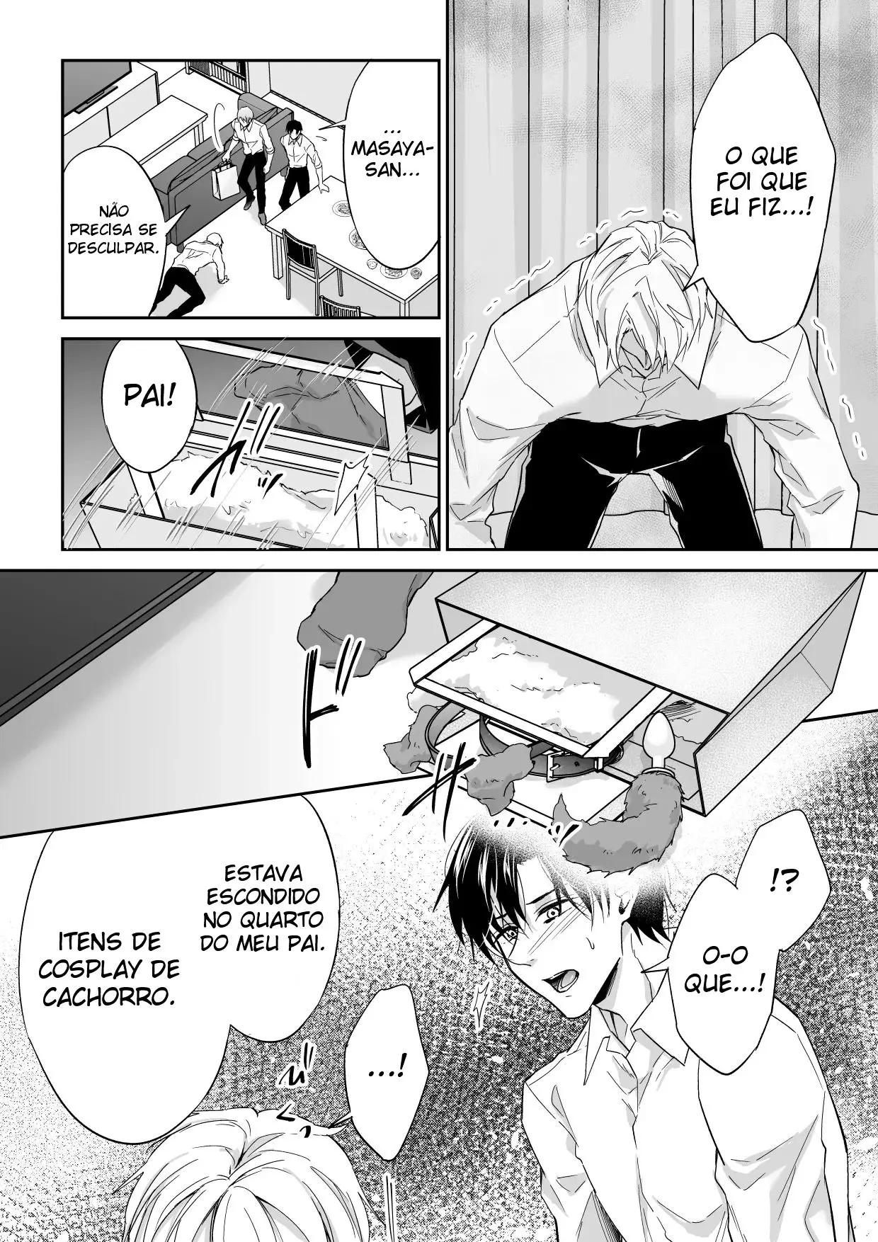 Eu Sou o Cão Escravo do Pai e do Filho Kiyosumi Hentai – Página 17