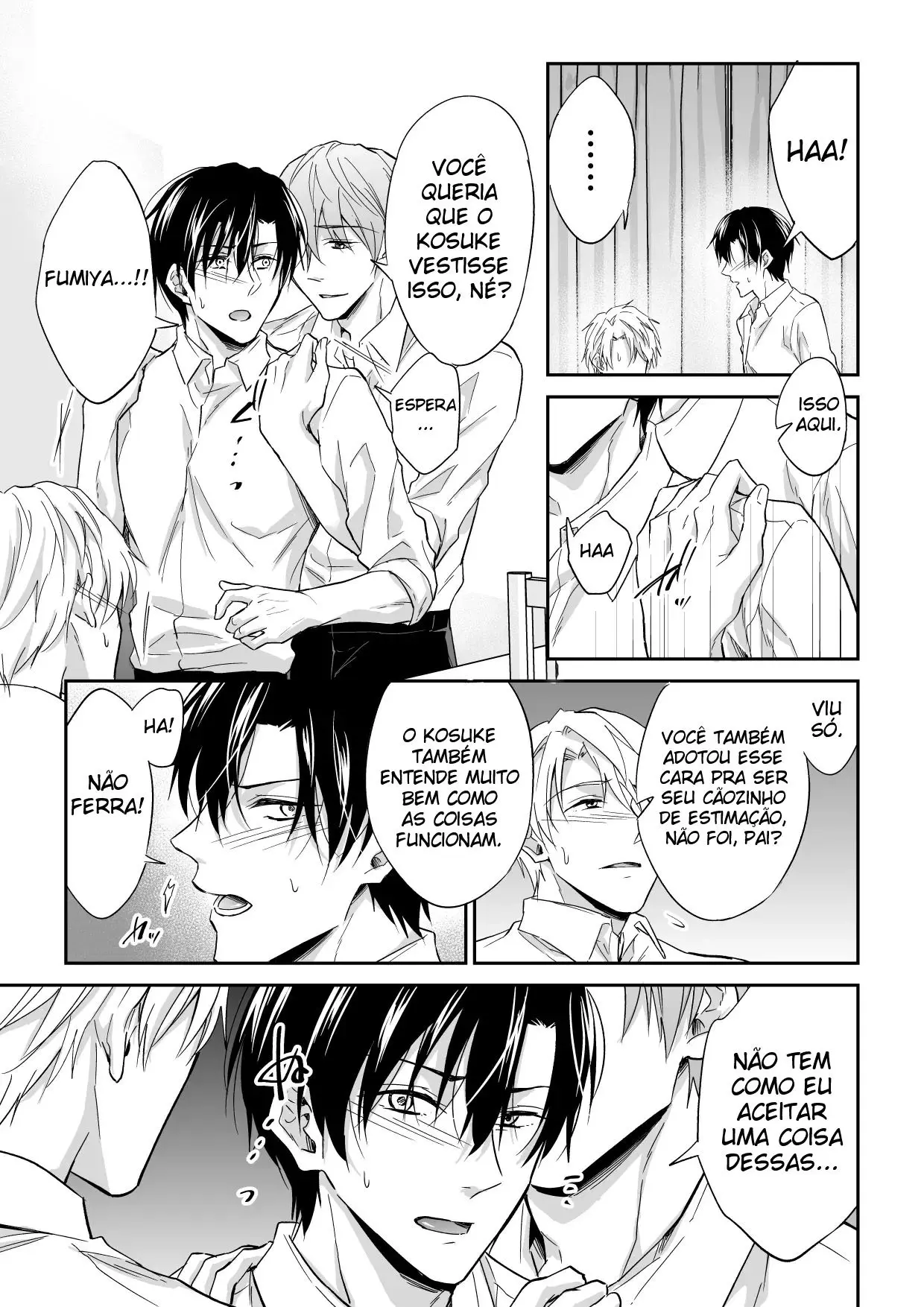 Eu Sou o Cão Escravo do Pai e do Filho Kiyosumi Hentai – Página 18