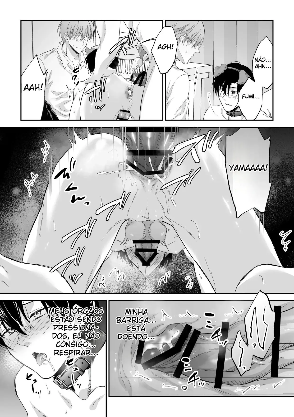 Eu Sou o Cão Escravo do Pai e do Filho Kiyosumi Hentai – Página 34