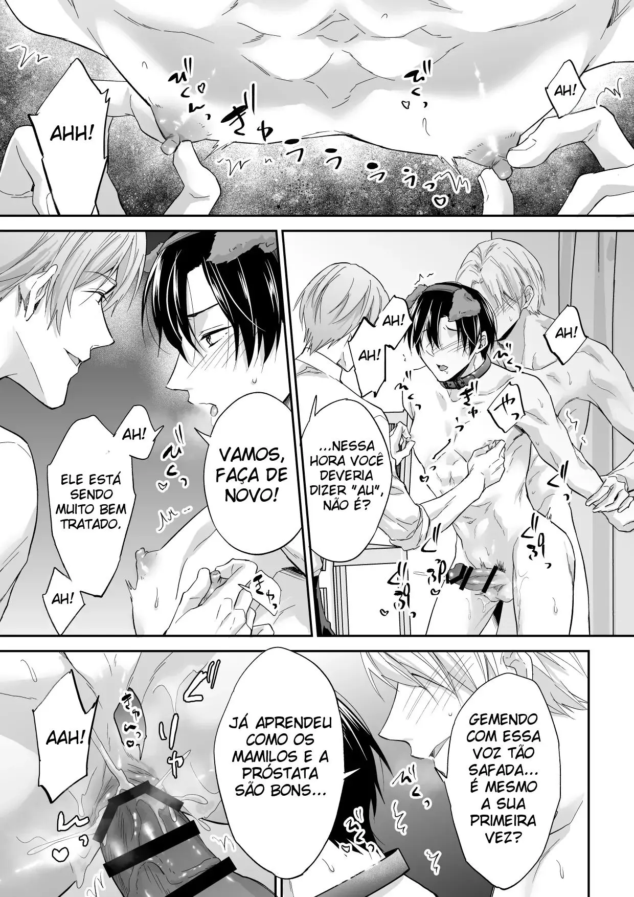 Eu Sou o Cão Escravo do Pai e do Filho Kiyosumi Hentai – Página 38