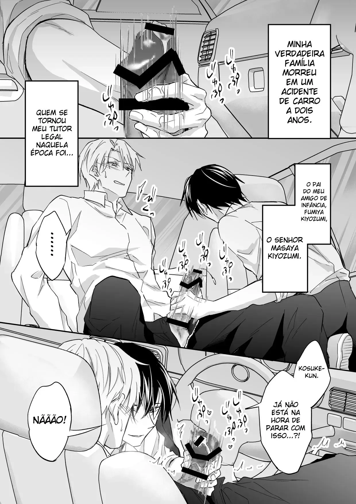 Eu Sou o Cão Escravo do Pai e do Filho Kiyosumi Hentai – Página 4
